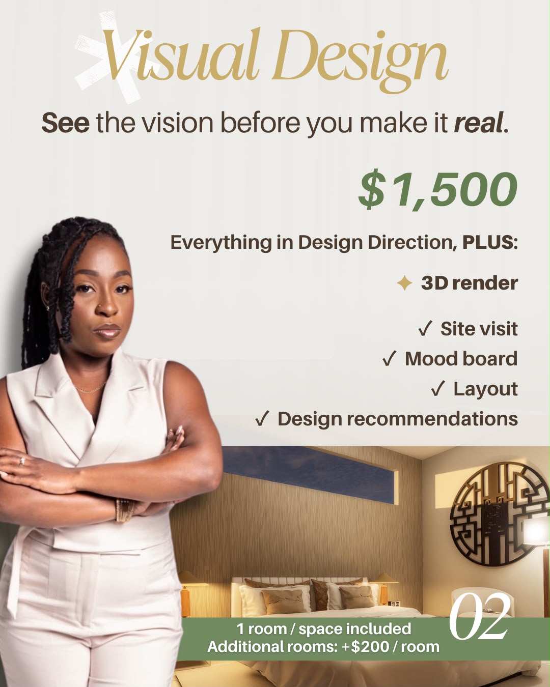 Visual Design package — $1,500